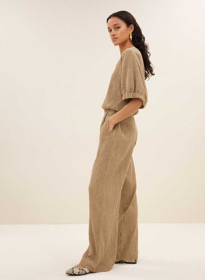 By Bar mabel lurex blouse gold