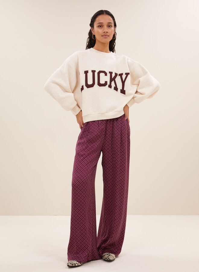 By Bar bibi patchwork sweater oyster melee