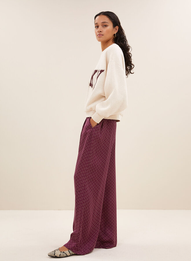 By Bar bibi patchwork sweater oyster melee