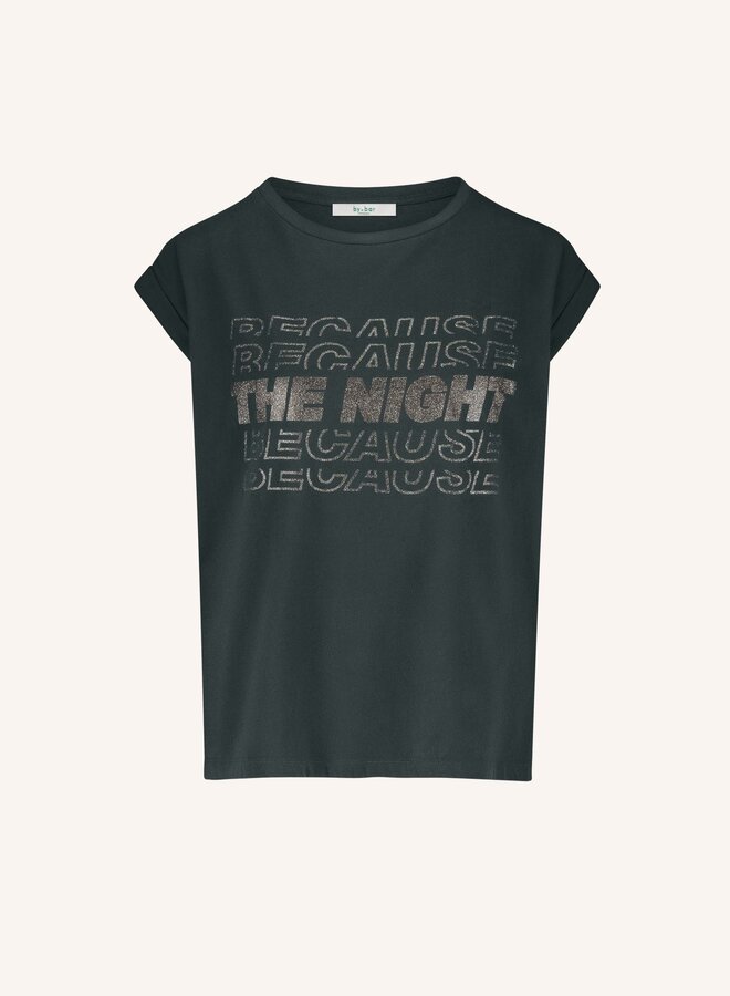 By bar thelma nights top jet black