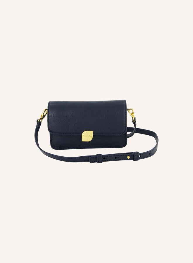By Bar loua leather bag navy blue