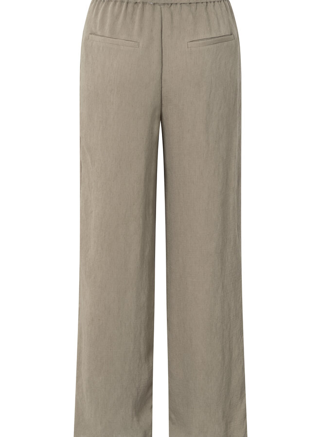 YAYA woven wide leg trousers beige