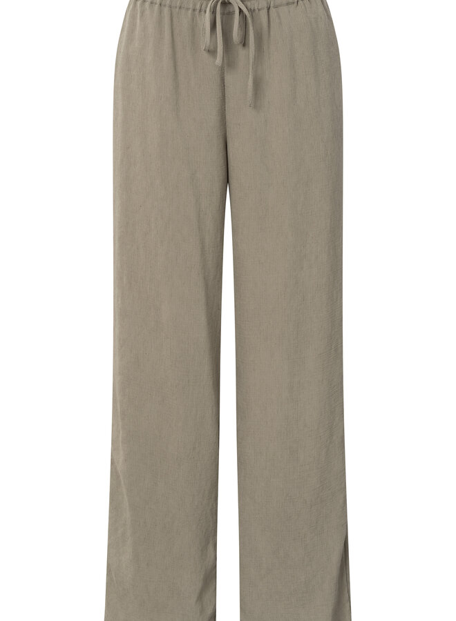 YAYA woven wide leg trousers beige