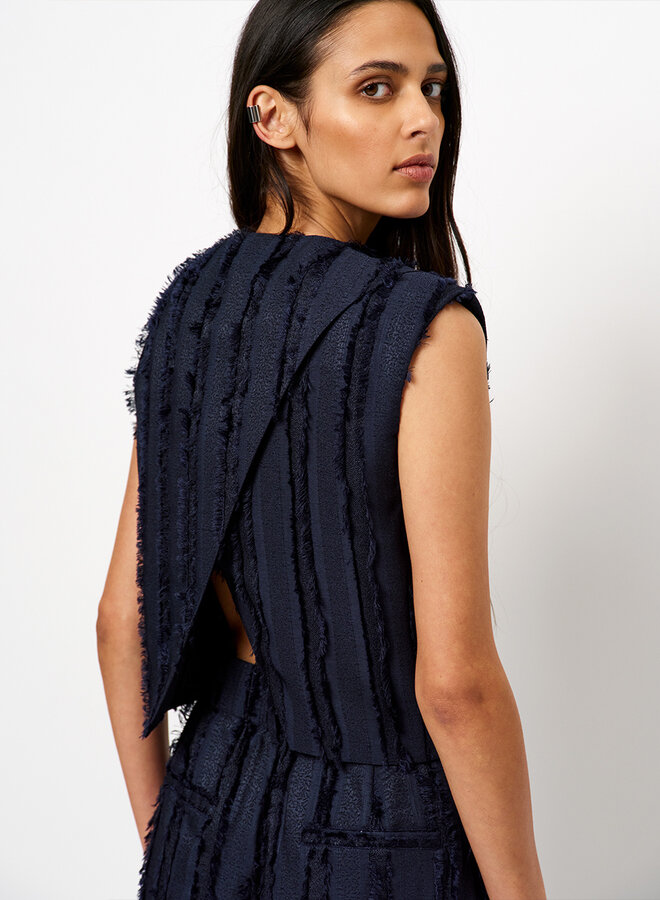 Dante6 kalina fil coupé gilet blue