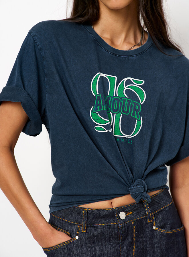Dante6 riot monogram tee blue