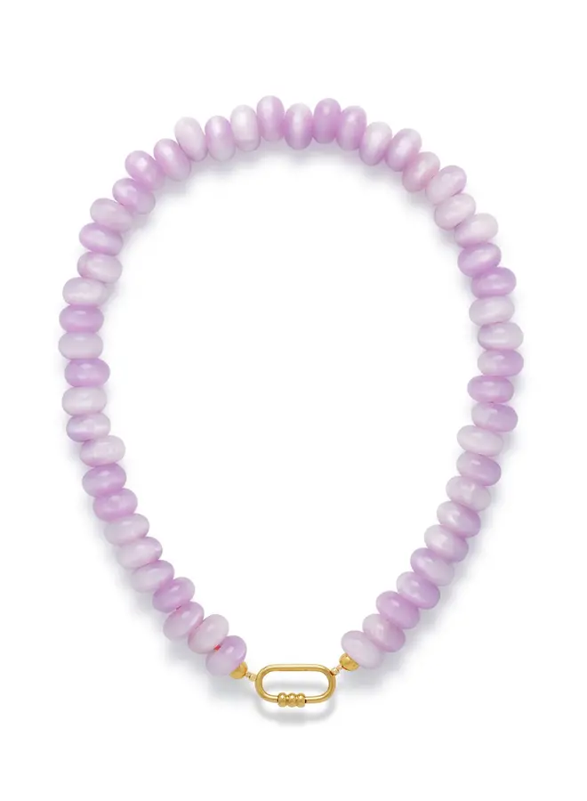 Le Veer lilac capri necklace