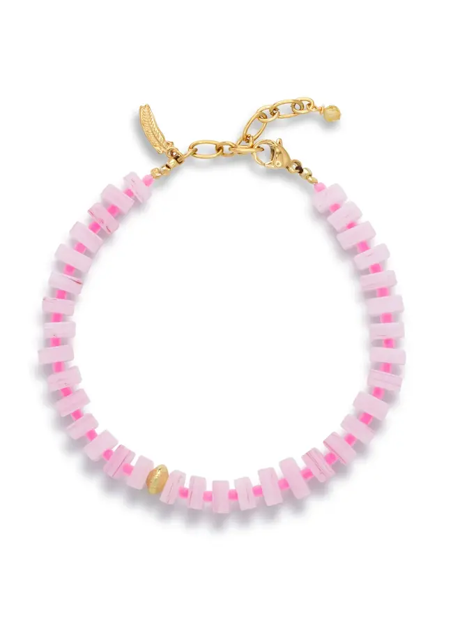 Le Veer riviera pink bracelet