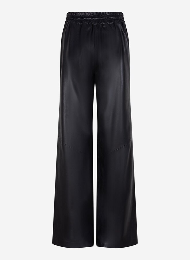 Ibana pippa black leather trouser