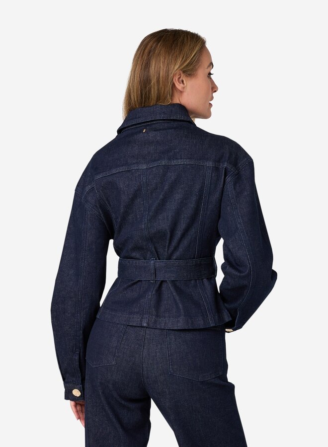 Ibana jenda dark denim blouse