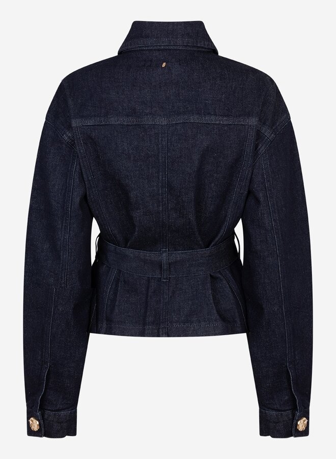 Ibana jenda dark denim blouse