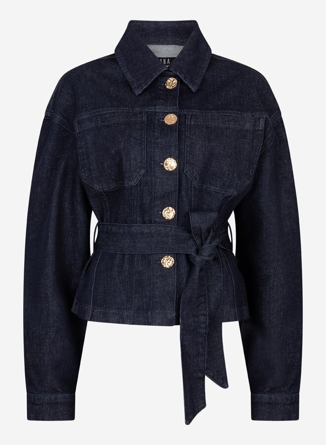 Ibana jenda dark denim blouse
