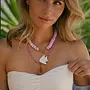 Le Veer lilac capri necklace