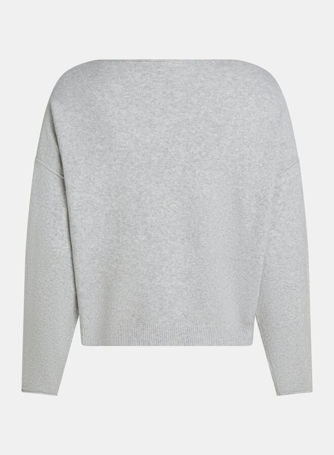Penn&Ink W25B344 jumper grey melange
