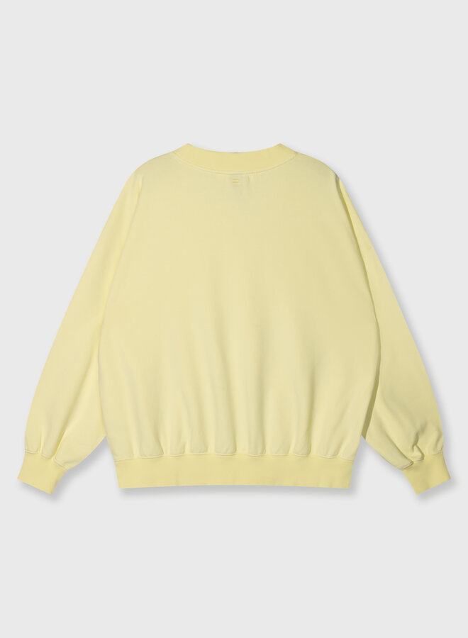 10days oversized sweater logo yellow