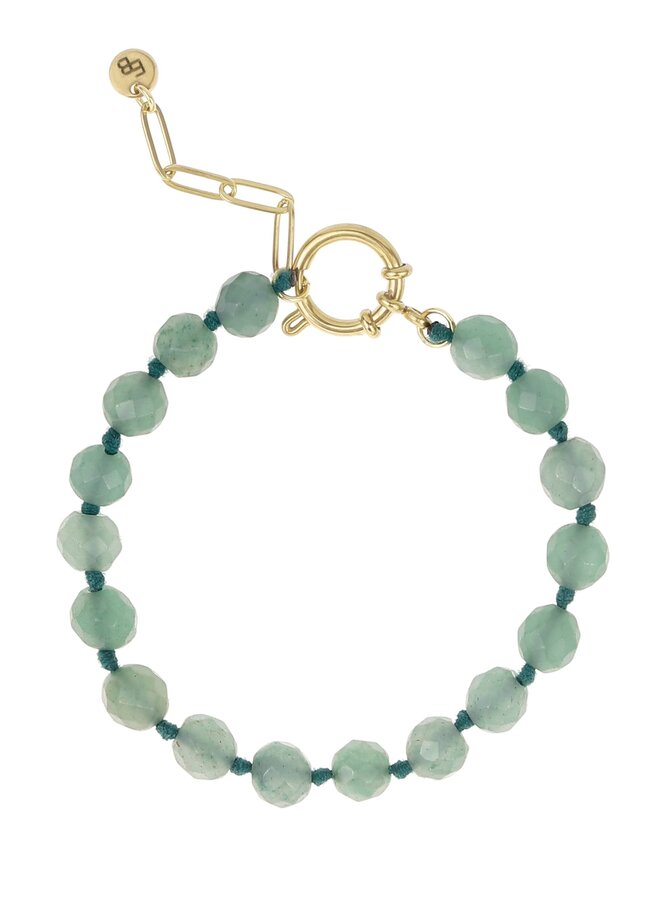 Ellen Beekmans gemstone armband aventurijn groen