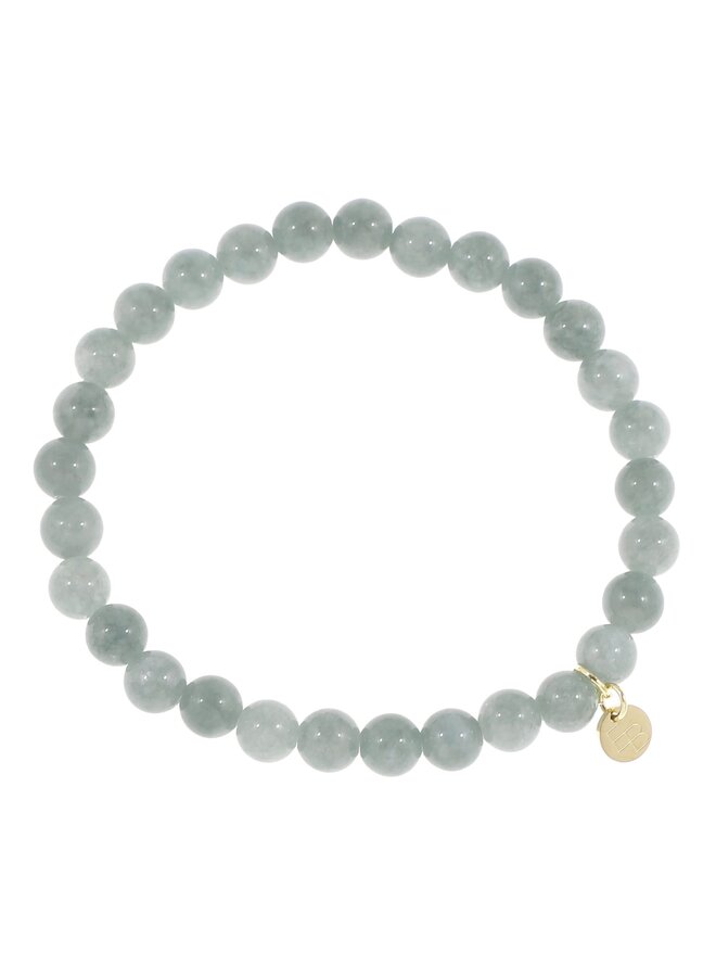 Ellen beekmans gemstone armbandje zeegroen