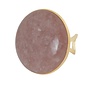 Ellen beekmans ring met grote gemstone x-large warm roze