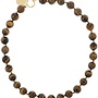 Ellen beekmans gemstone ketting bruin melee