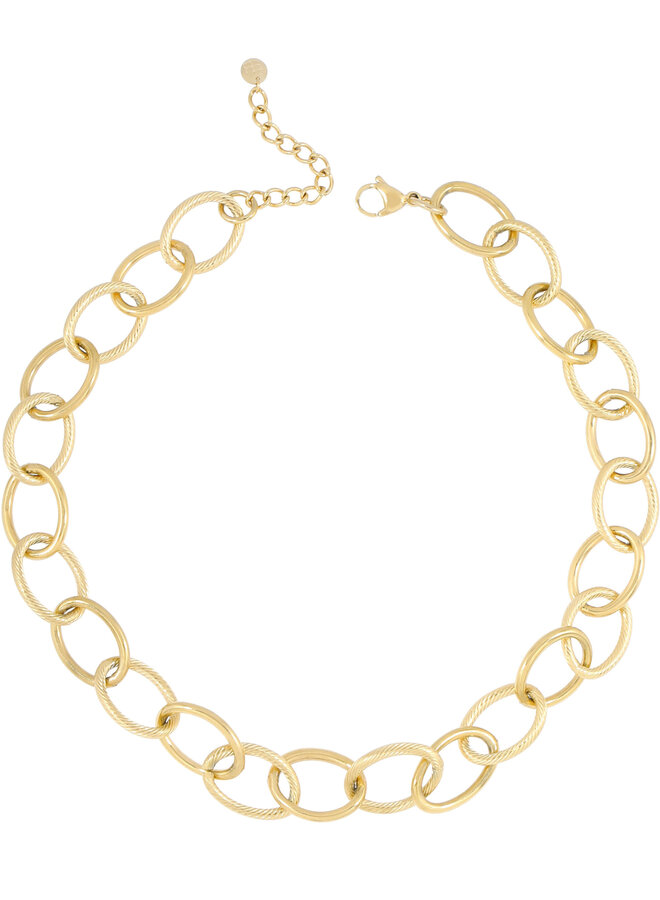 Ellen beekmans schakelketting ovaal XL
