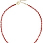 Ellen beekmans schelpenketting rood