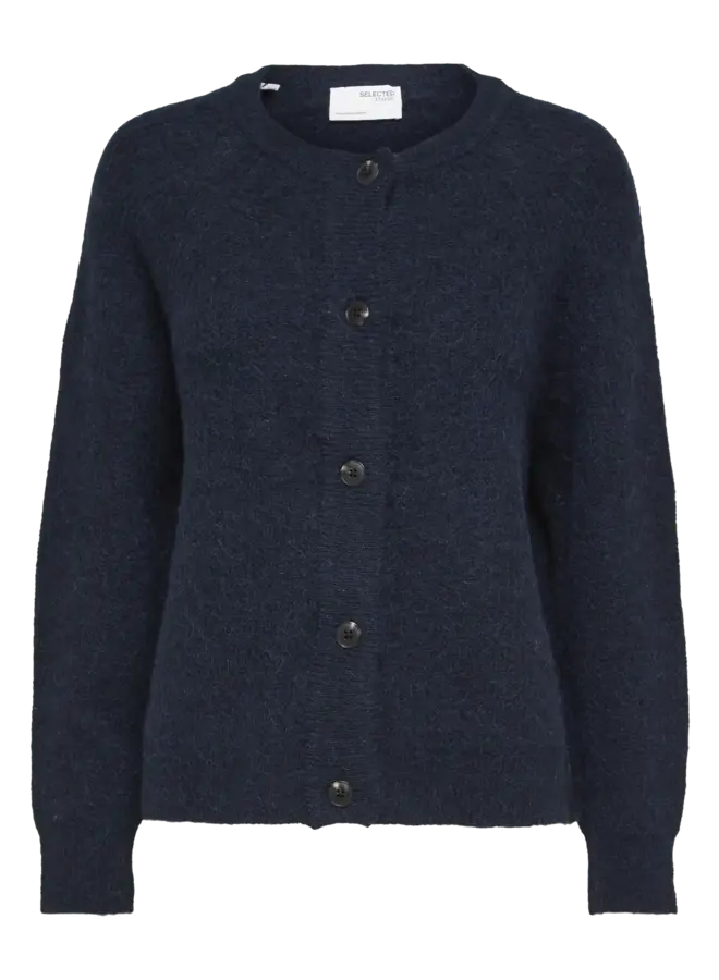 SF lulu ls knit cardigan noos dark sapphire