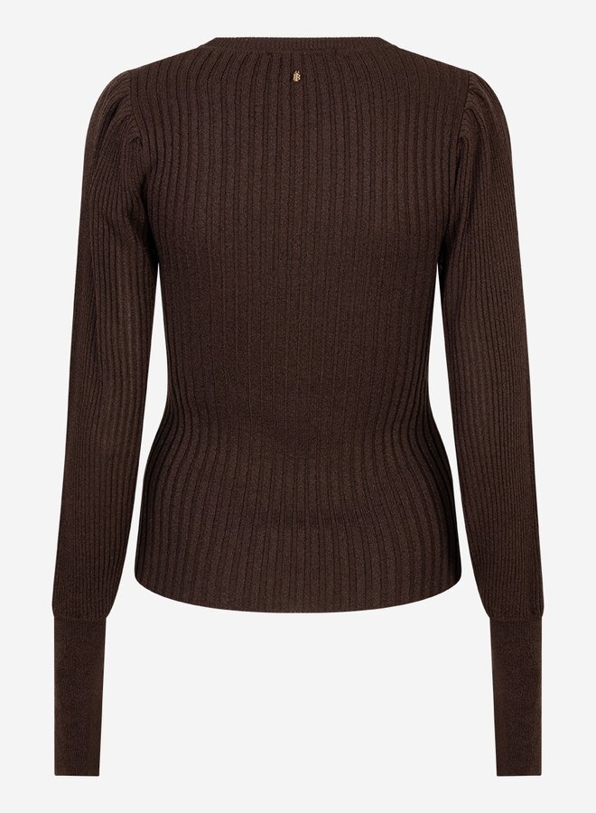 Ibana totie top LS  coffee bean