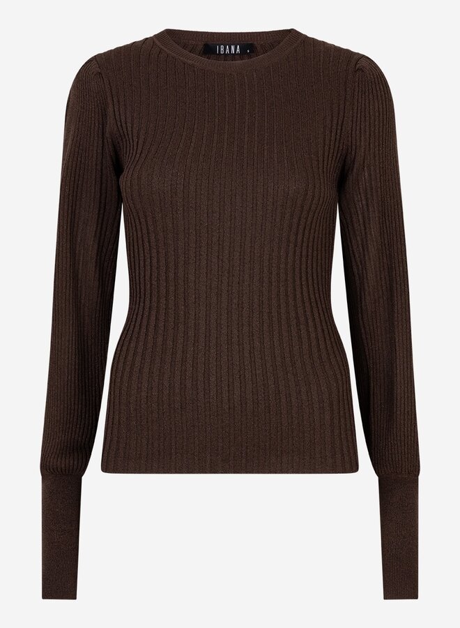 Ibana totie top LS  coffee bean