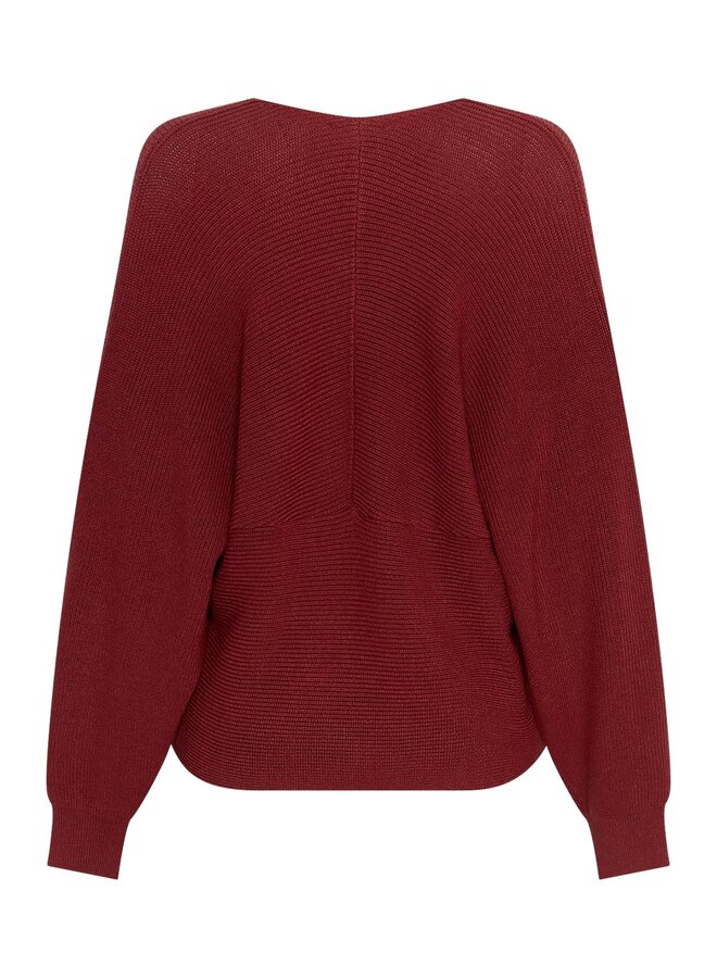 Moss zinelle rachelle wrap pullover syrah