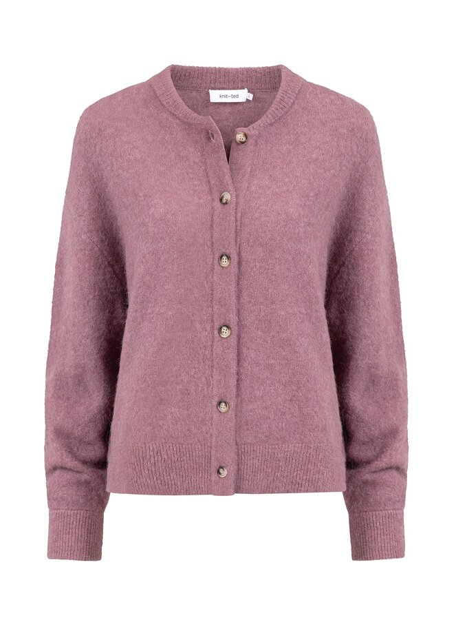 Knit-ted britney cardigan lilac