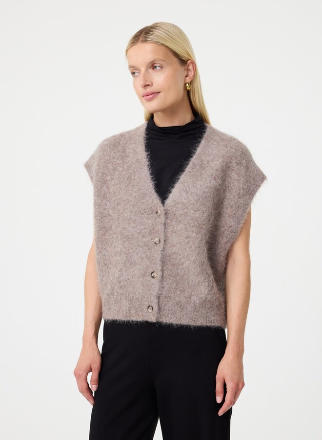 Knit-ted constanze cardigan mocca