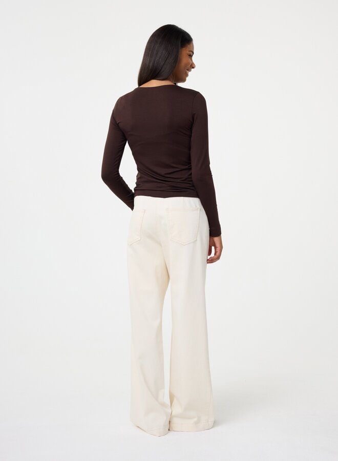 Knit-ted zoe top choco