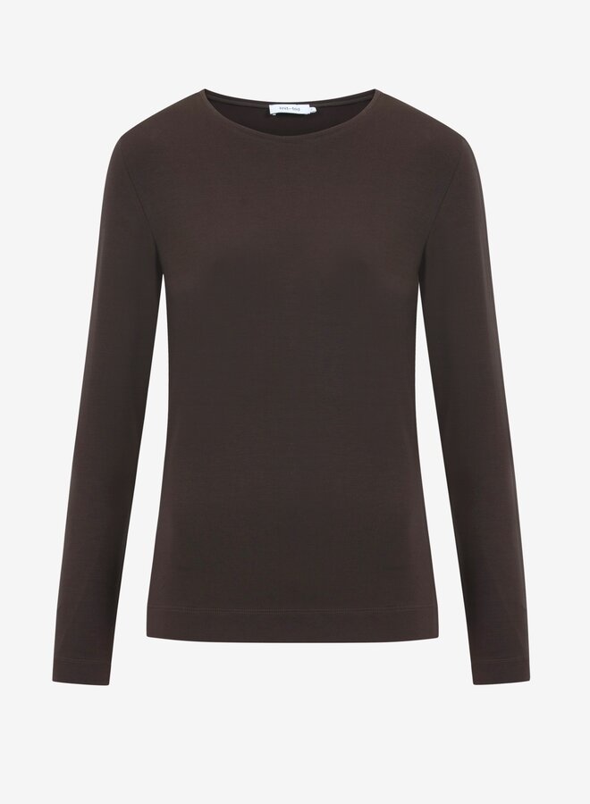 Knit-ted zoe top choco