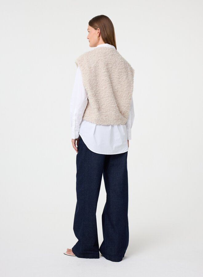 Knit-ted joshie jacket creme