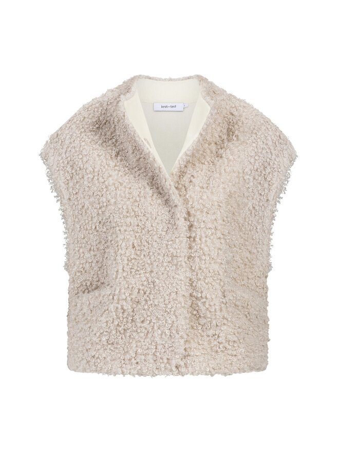 Knit-ted joshie jacket creme