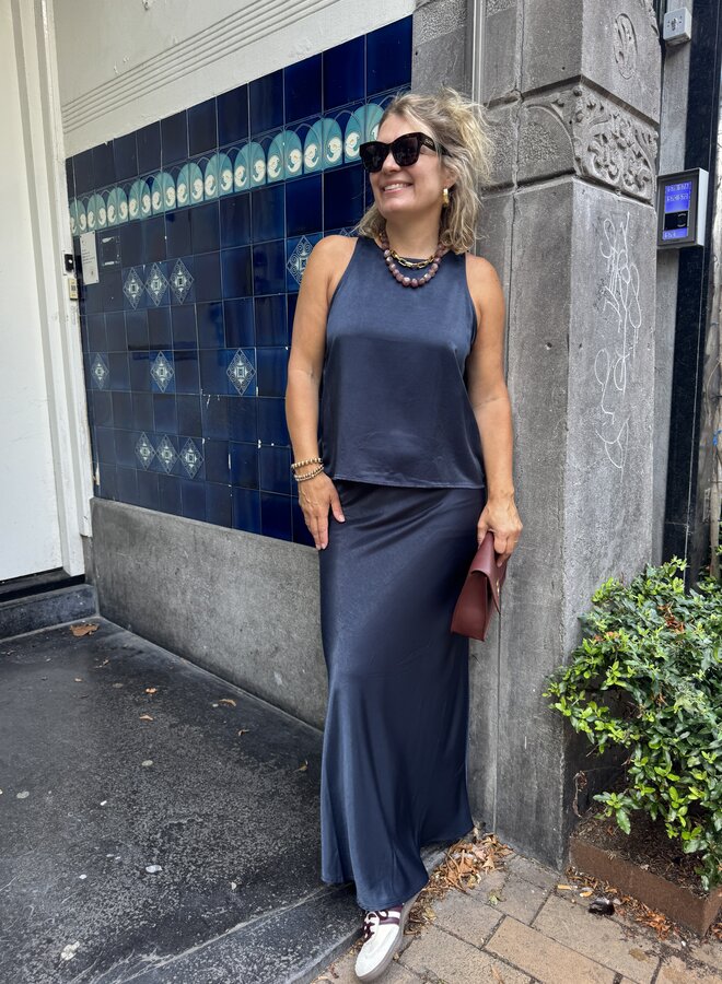 MEW estelle long skirt midnight