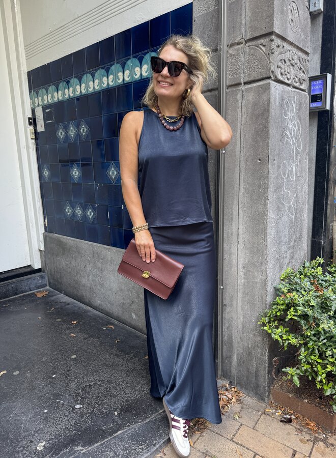 MEW estelle long skirt midnight