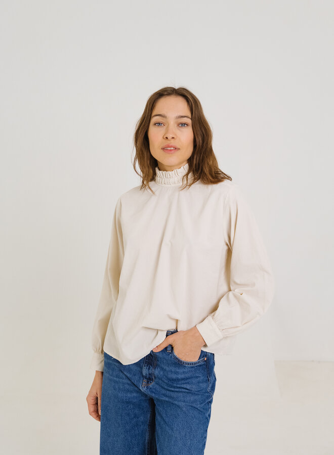 Sacrecoeur blouse soline/snow ecru