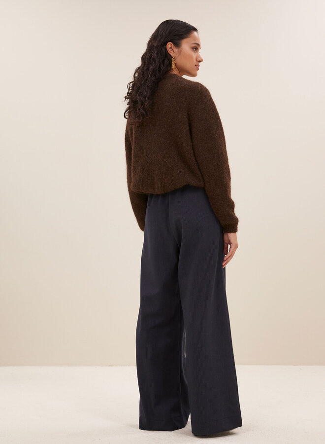 BY BAR cleo cardigan deep brown