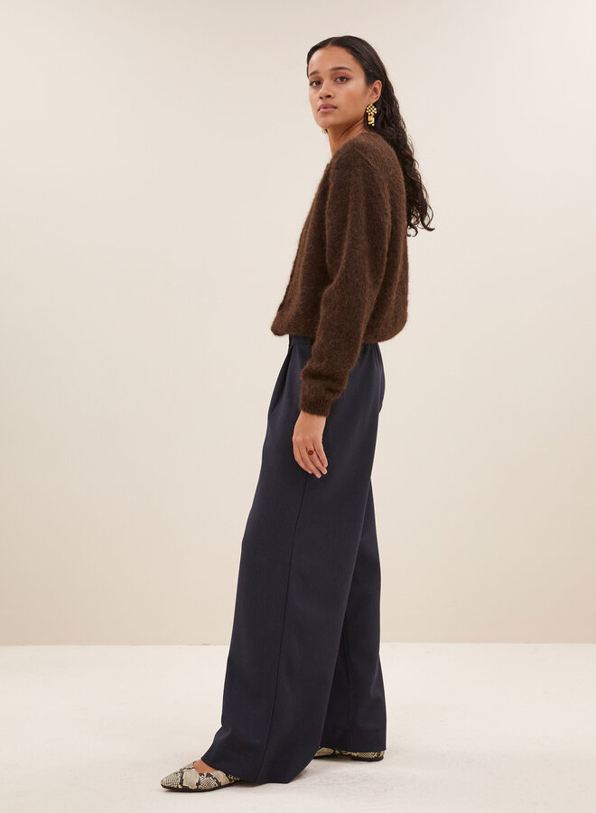 BY BAR cleo cardigan deep brown