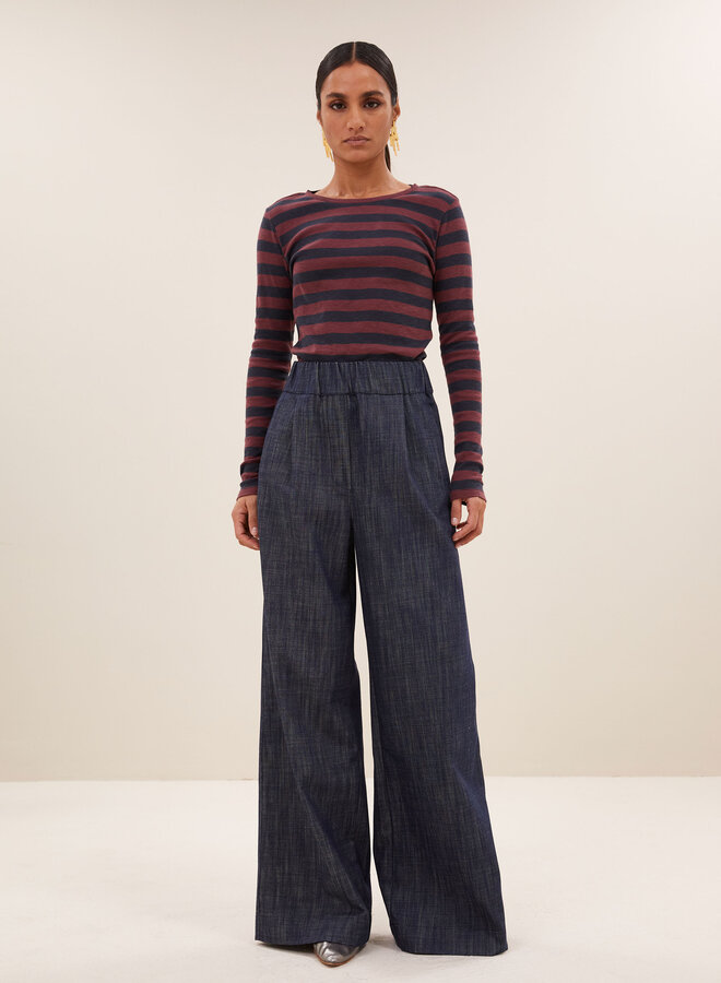 BY BAR Is big stripe top merlot