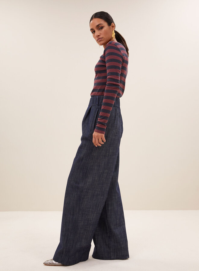 BY BAR Is big stripe top merlot