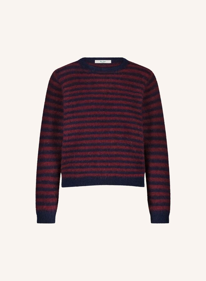 By Bar gwen thin stripe pullover whine