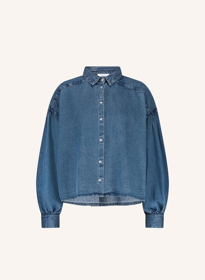 By Bar sarah short denim blouse