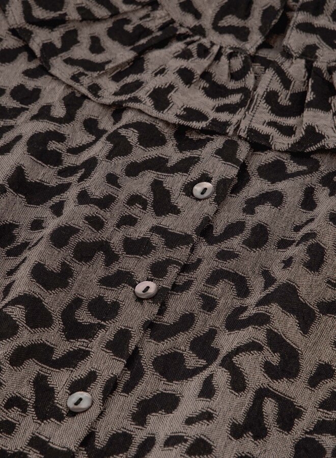 By Bar gia leo blouse brown leo