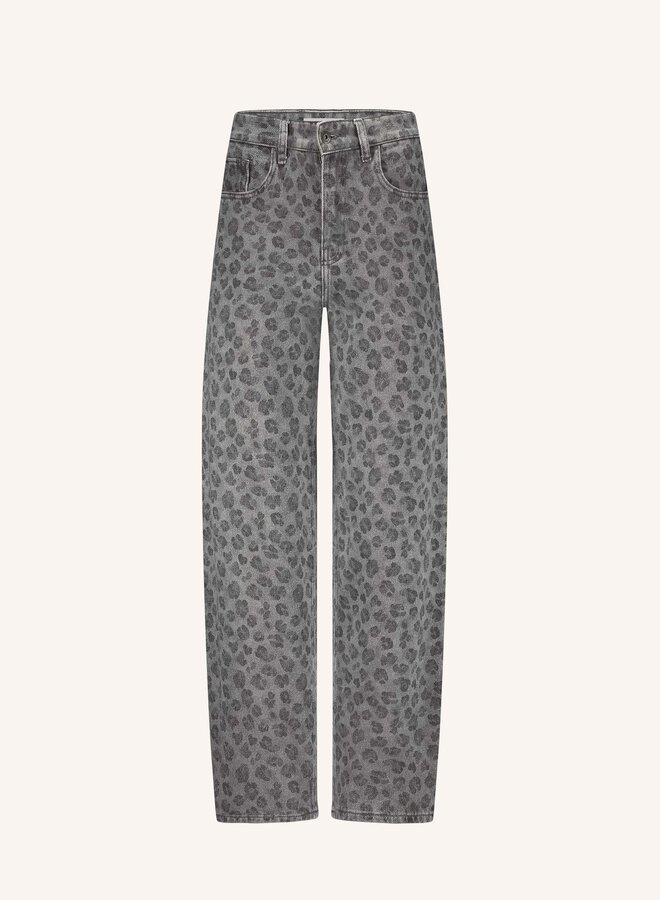 By Bar lew grey cheetah pants