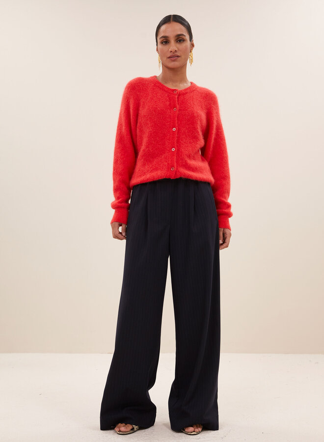 BY BAR meya cardigan lipstick