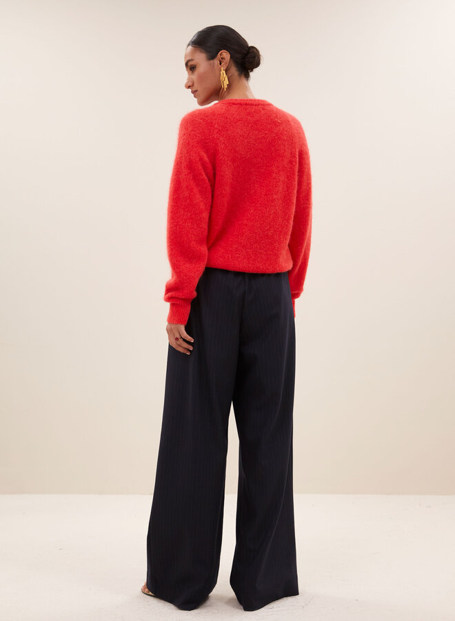 BY BAR meya cardigan lipstick