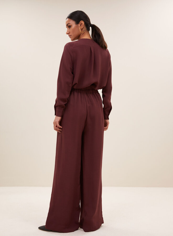 By Bar benji satin stripe pants pecan