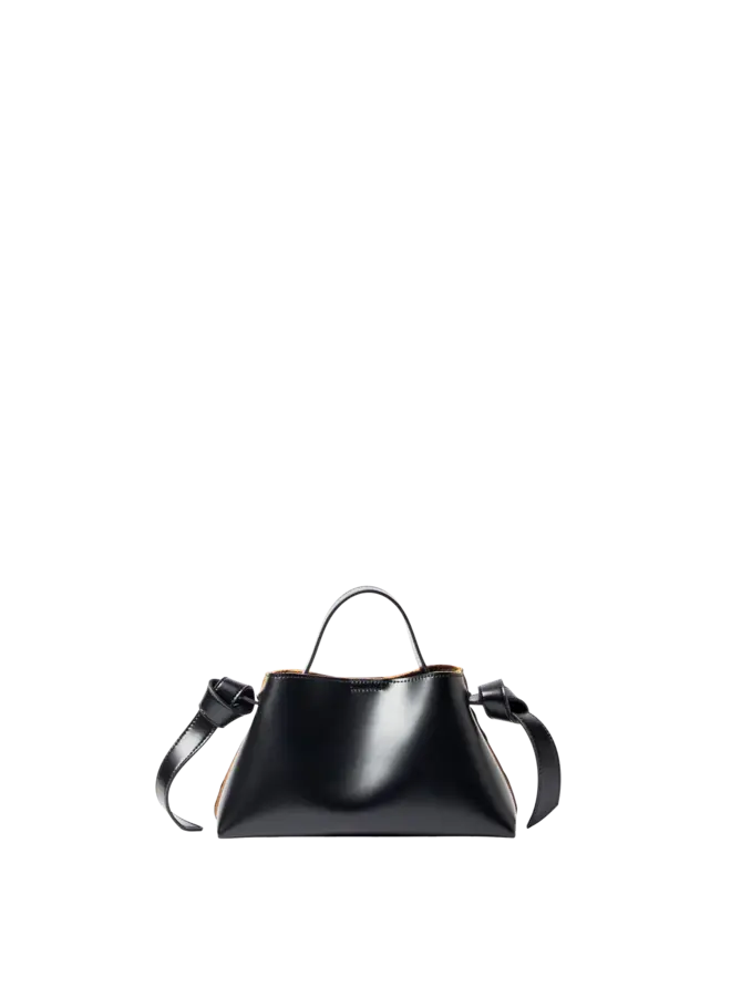 SF stella mini leather bag black
