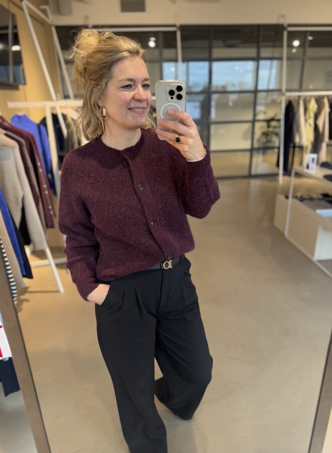 SF lulu short cardigan noos fig